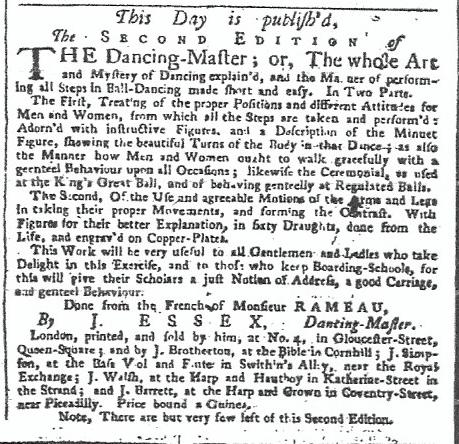 Daily Advertiser 12 Jan 1744